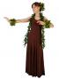 Hula Long Stretchy Dress / Brown / G1155a
