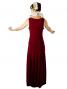 Hula Long Stretchy Dress / Wine / G1177a
