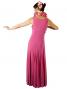 Hula Long Stretchy Dress / Pink / G1178a