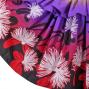 Hula Frilled Pa'u Skirt with Lehua Print / Gradation / Yellow, Purple, Red / G1413