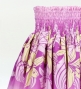 Hula Pa'u Skirt with Lily & Lehua Print / Purple / J1536