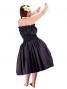 Hula Tube Top Blouse / Black / G1662b