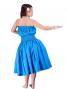 Hula Tube Top Blouse / Blue / G1662bl