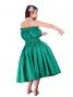 Hula Tube Top Blouse / Green / G1662g