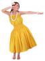 Hula Tube Top Blouse / Yellow / G1662y