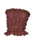 Hula Shirring Tube Top & Pa'u Skirt Set-Up / Brown / G1670br