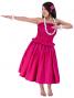 Hula Shirring Tube Top & Pa'u Skirt Set-Up / Deep Rose / G1670dr
