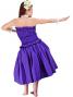 Hula Shirring Tube Top & Pa'u Skirt Set-Up / Egg Plant / G1670ep
