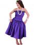 Hula Shirring Tube Top & Pa'u Skirt Set-Up / Egg Plant / G1670ep