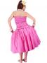 Hula Shirring Tube Top Blouse / Pink / G1663pi