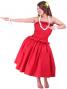 Hula Shirring Tube Top Blouse / Red  / G1663r