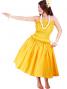 Hula Shirring Tube Top & Pa'u Skirt Set-Up / Yellow / G1670y