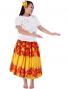 Hula Puff Sleeve Blouse & Pa'u Skirt Set-Up / White / G1669w