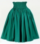Hula Puff Sleeve Blouse & Pa'u Skirt Set-Up / Green / G1669g