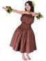 Hula Tube Top & Pa'u Skirt Set-Up / Brown / G1668br