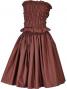 Hula Shirring Tube Top & Pa'u Skirt Set-Up / Brown / G1670br