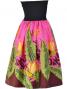 Hula Tube Top Dress with Bird of Paradise print / Pink  / G1817pi