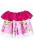 Tahitian Skirt with Flower Print / Pink / G1840