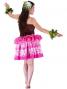 Tahitian Skirt with Lily & Lehua Print / Pink / G1856