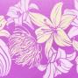Tahitian Skirt with Lily & Lehua Print / Purple / G1857