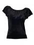 Hula Blouse & Skirt Set-Up with Velvet / Black / G1906ba