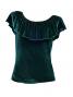 Hula Blouse & Skirt Set-Up with Velvet / Green / G1906ga
