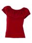 Hula Blouse & Skirt Set-Up with Velvet / Red / G1906ra