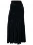 Hula Blouse & Skirt Set-Up with Velvet / Black / G1906ba