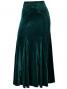 Hula Blouse & Skirt Set-Up with Velvet / Green / G1906ga