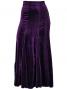 Hula Blouse & Skirt Set-Up with Velvet / Purple / G1906pa