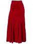 Hula Blouse & Skirt Set-Up with Velvet / Red / G1906ra