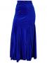 Hula Blouse & Skirt Set-Up with Velvet / Royal Blue / G1906rba