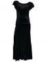 Hula Blouse & Skirt Set-Up with Velvet / Black / G1906ba