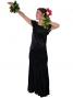 Hula Blouse & Skirt Set-Up with Velvet / Black / G1906ba