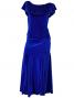 Hula Blouse & Skirt Set-Up with Velvet / Royal Blue / G1906rba
