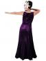 Hula Long Dress with Velvet / Purple / G1907a