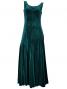 Hula Long Dress with Velvet / Green / G1912a