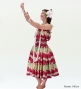 Hula Tube Top & Pa'u Set-Up / Heliconia / Red / J1959r