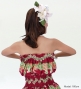 Hula Tube Top & Pa'u Set-Up / Heliconia / Red / J1959r