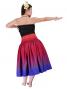 Hula Pa'u Skirt / Red & Purple Gradation / G1978