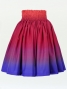Hula Pa'u Skirt / Red & Purple Gradation / G1978