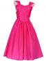 Hula Shantung Midi Dress / Pink / G1993pi
