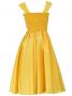 Hula Shantung Midi Dress / Yellow / G1993y
