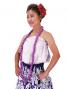 Hula Long Lei / Rosebud / Purple / J2010p