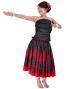 Hula Shantung Draping Tube Top Blouse / Black / G2017b