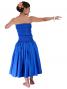 Hula Draping Tube Top Blouse / Royal Blue / G2018rb
