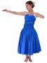 Hula Draping Tube Top Blouse / Royal Blue / G2018rb