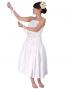 Hula Draping Tube Top & Pa'u Skirt Set-Up / White / G2019w