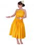 Hula Draping Tube Top & Pa'u Skirt Set-Up / Yellow / G2019y