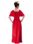 Hula Frill Sleeve Long Dress / Red / XL size /J2023rXL